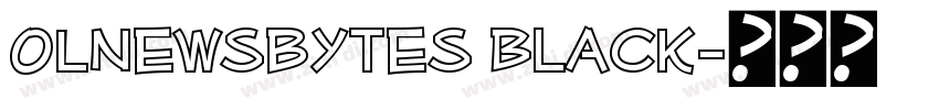 OLNewsbytes Black字体转换